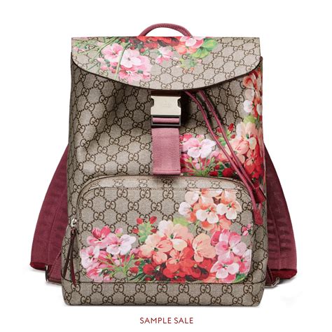 gucci backpack flower print|gucci mini backpack.